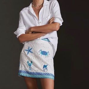 Anthropologie by Maeve seaside skirt